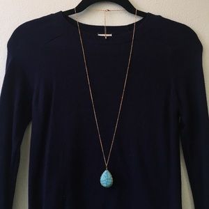Blue Pendant Necklace